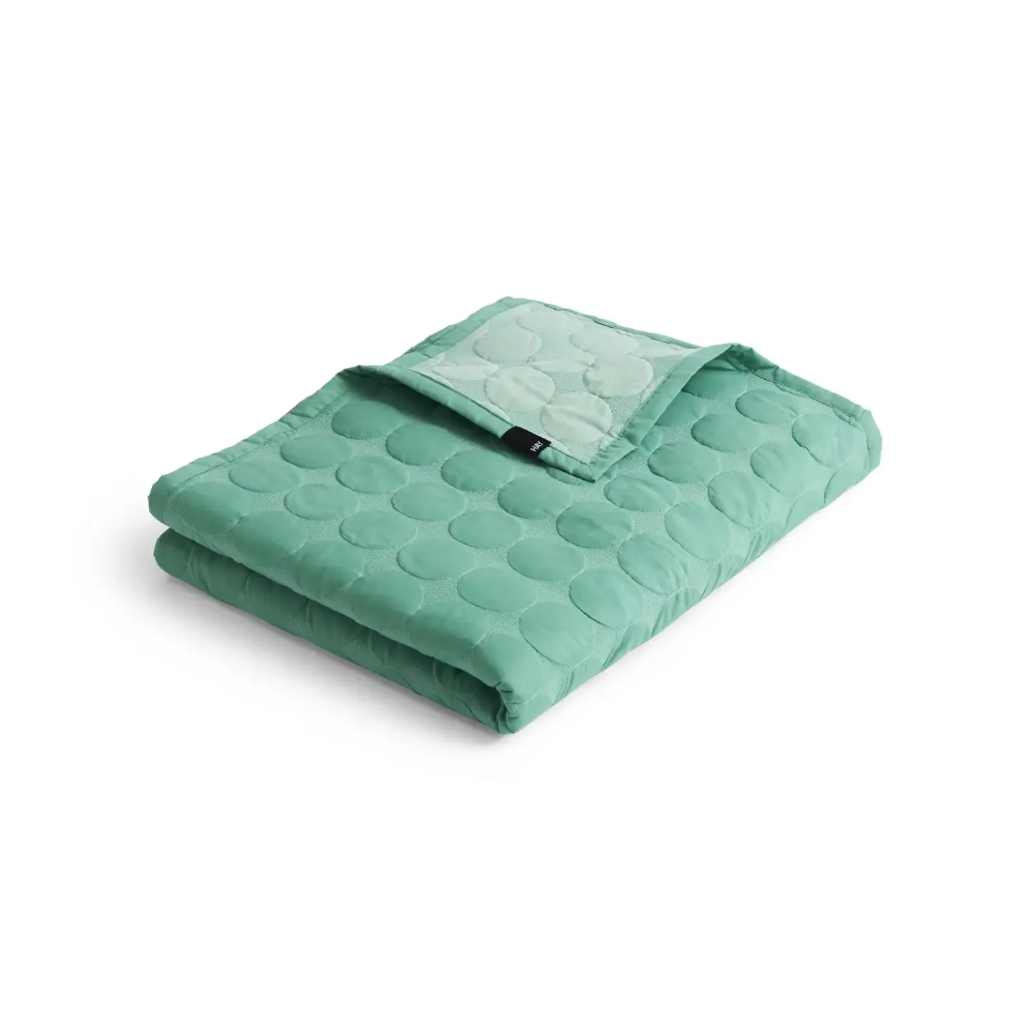 Hay - Sengetæppe - Mega Dot - Organic - Sea Green - 195x245 cm