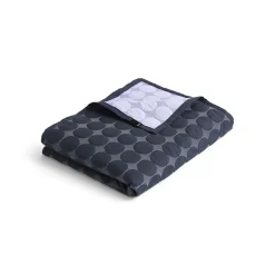Hay - Sengetæppe - Mega Dot - Organic - Midnight Blue - 195x245