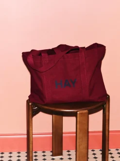 Hay - Shopper Bag - Medium - Burgundy