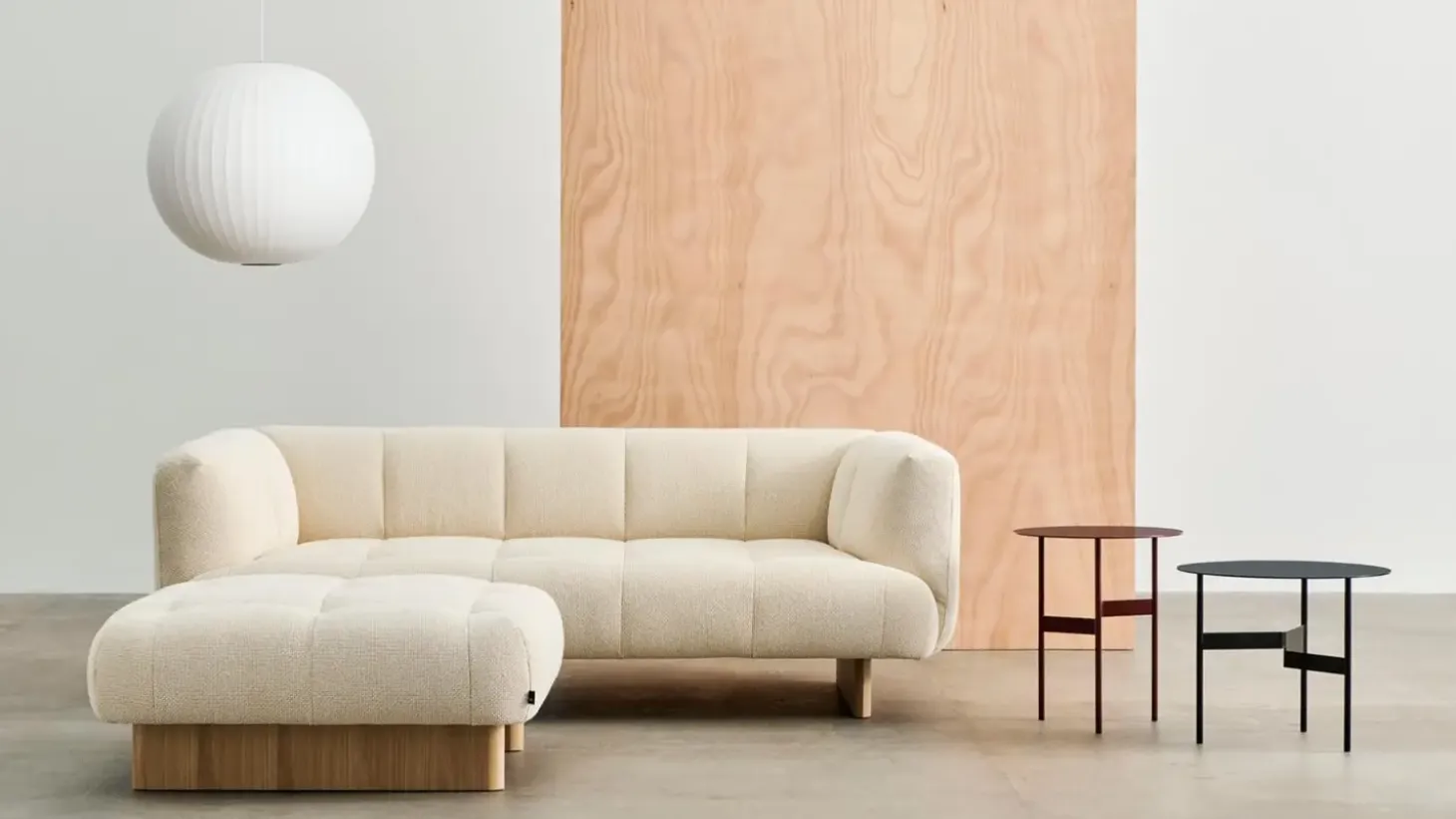 Hay - Sofabord - Shim Coffee Table - Gul / Custard - Ø45 cm