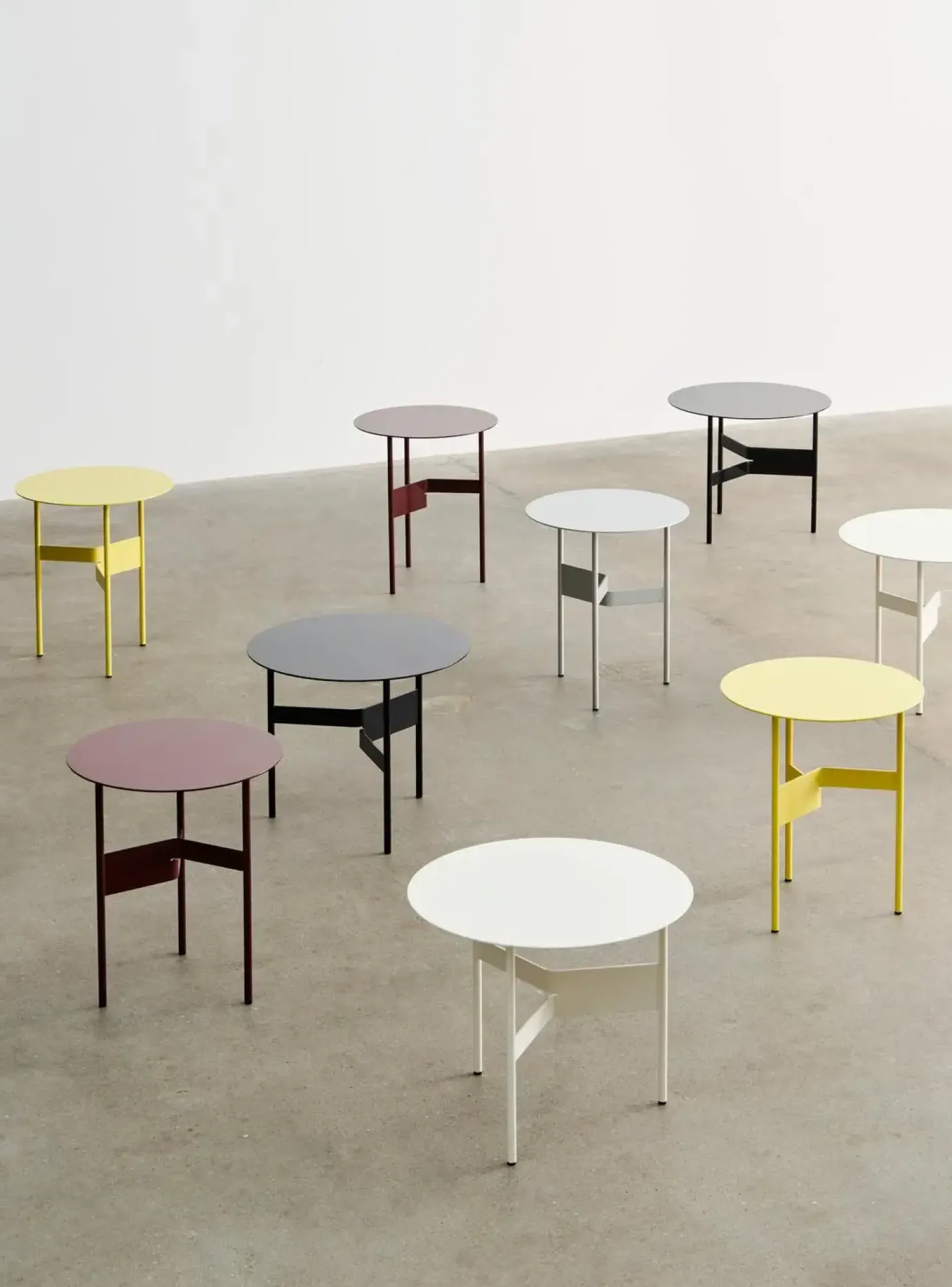 Hay - Sofabord - Shim Coffee Table - Gul / Custard - Ø45 cm