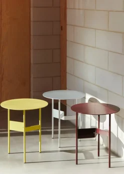 Hay - Sofabord - Shim Coffee Table - Hvid/Eggshell - Ø54 cm