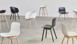 Hay - Spisebordsstol - AAC 12 - About a chair - Slate Blue 2.0 - Ben: eg/vandbaseret lak