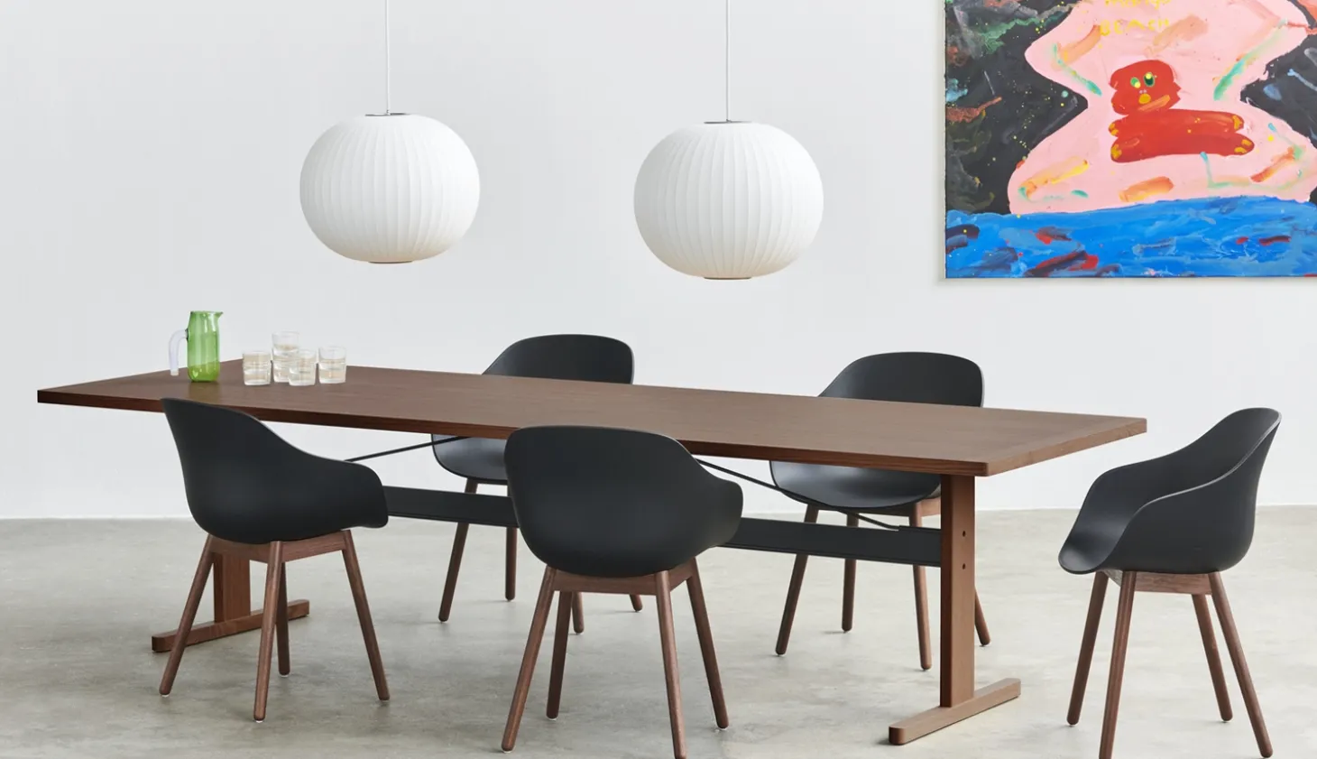 Hay - Spisebordsstol - AAC 222 - About a Chair - Slate Blue 2.0 - Ben: eg/vandbaseret lak