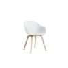 Hay - Spisebordsstol - AAC 222 - About a Chair - Hvid 2.0 - Ben: sæbebehandlet eg
