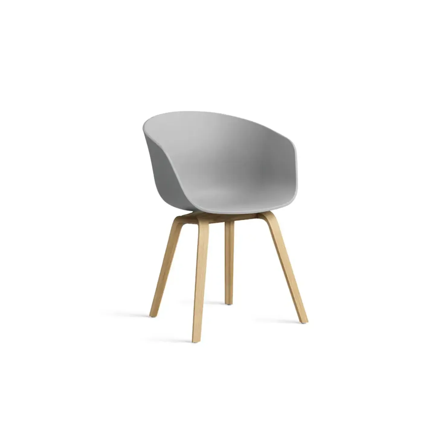 Hay - Spisebordsstol - AAC 22 - About a Chair - Concrete Grey - Ben: Eg med lak