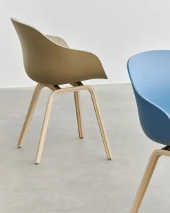 Hay - Spisebordsstol - AAC 222 - About a Chair - Dusty Blue 2.0 - Ben: eg/vandbaseret lak