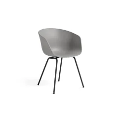 Hay - Stol AAC26 - Beton grå med sorte ben - about a chair AAC26