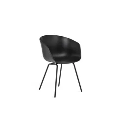 Hay - Stol AAC26 - sort med sorte ben - about a chair AAC 26