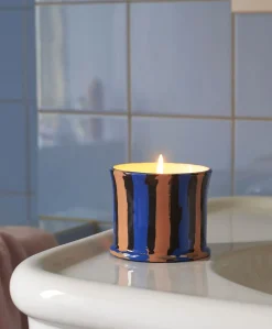 HAY - Stripe Scented Candle, Fig Leaf