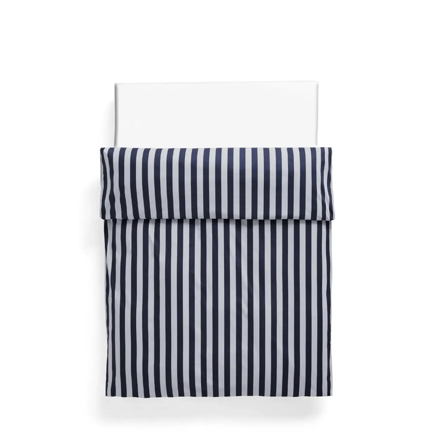 HAY - Été Bed Linen - Dynebetræk - midnight blue og light grey (140 x 200 cm)