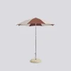 Hay - Terrazza Parasol - Octagon - Hvid/Burgundy