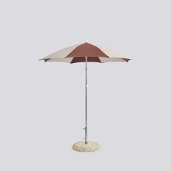 Hay - Terrazza Parasol - Octagon - Hvid/Burgundy