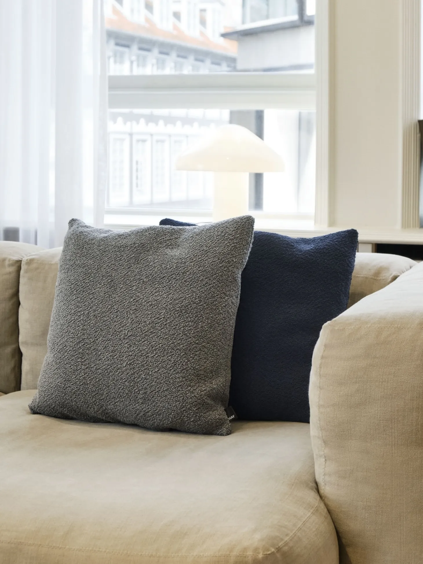 Hay - Texture Cushion - 50 x 50 - Dark green