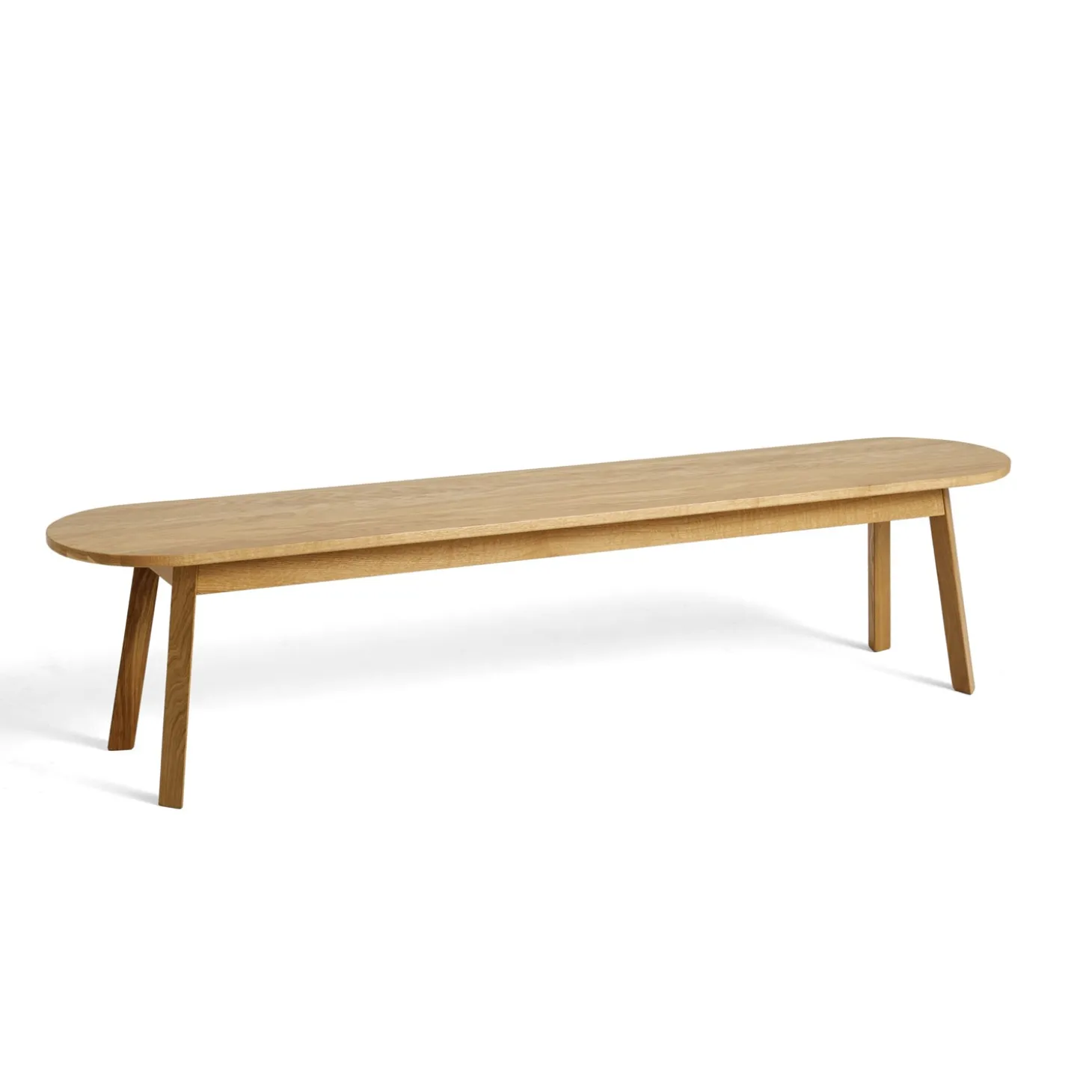 HAY - Triangle Leg Bench - Eg med vandbaseret lak - L200