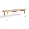 HAY - Triangle Leg Table - 250 cm - Eg med vandbaseret lak