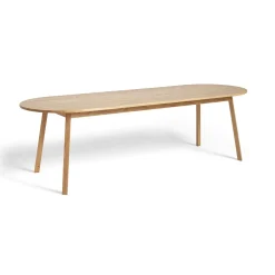 HAY - Triangle Leg Table - 250 cm - Eg med vandbaseret lak