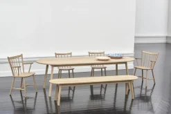 HAY - Triangle Leg Table - 250 cm - Eg med vandbaseret lak