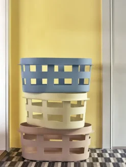HAY - Vasketøjskurv - Laundry Basket - Small - Soft Blue