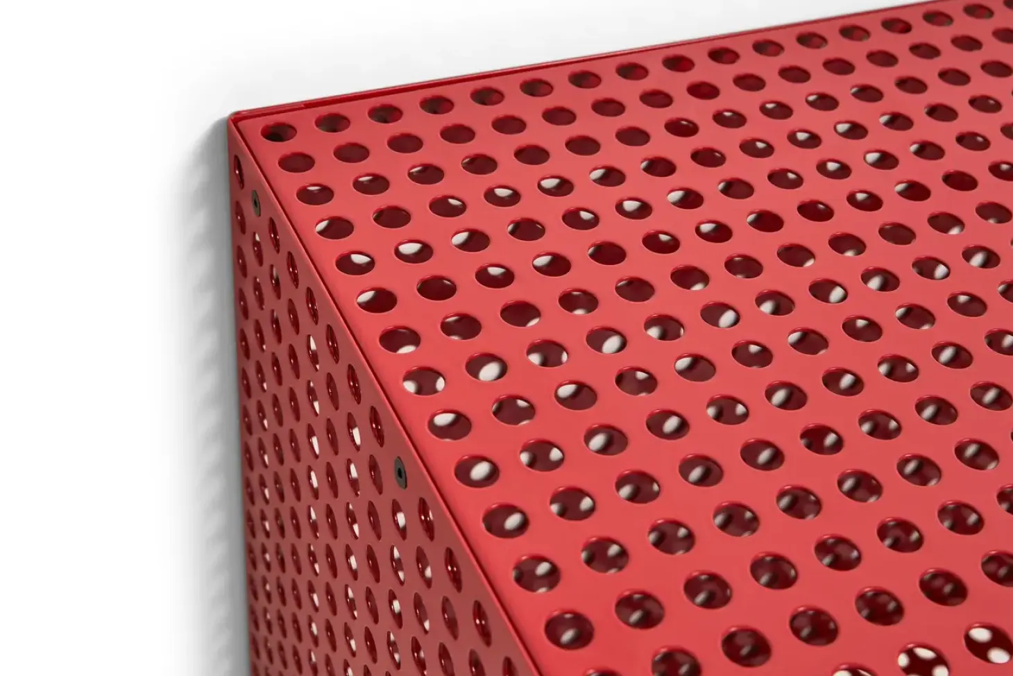 Hay - Vægskab - Perforated Cabinet Wall - Small - Wine Red - H45 x B89 x D40