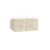 Hay - Vægskab - Perforated Cabinet Wall - Small - Eggshell - H45 x B89 x D40