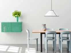 Hay - Vægskab - Perforated Cabinet Wall - Small - Soft Jade - H45 x B89 x D40 cm