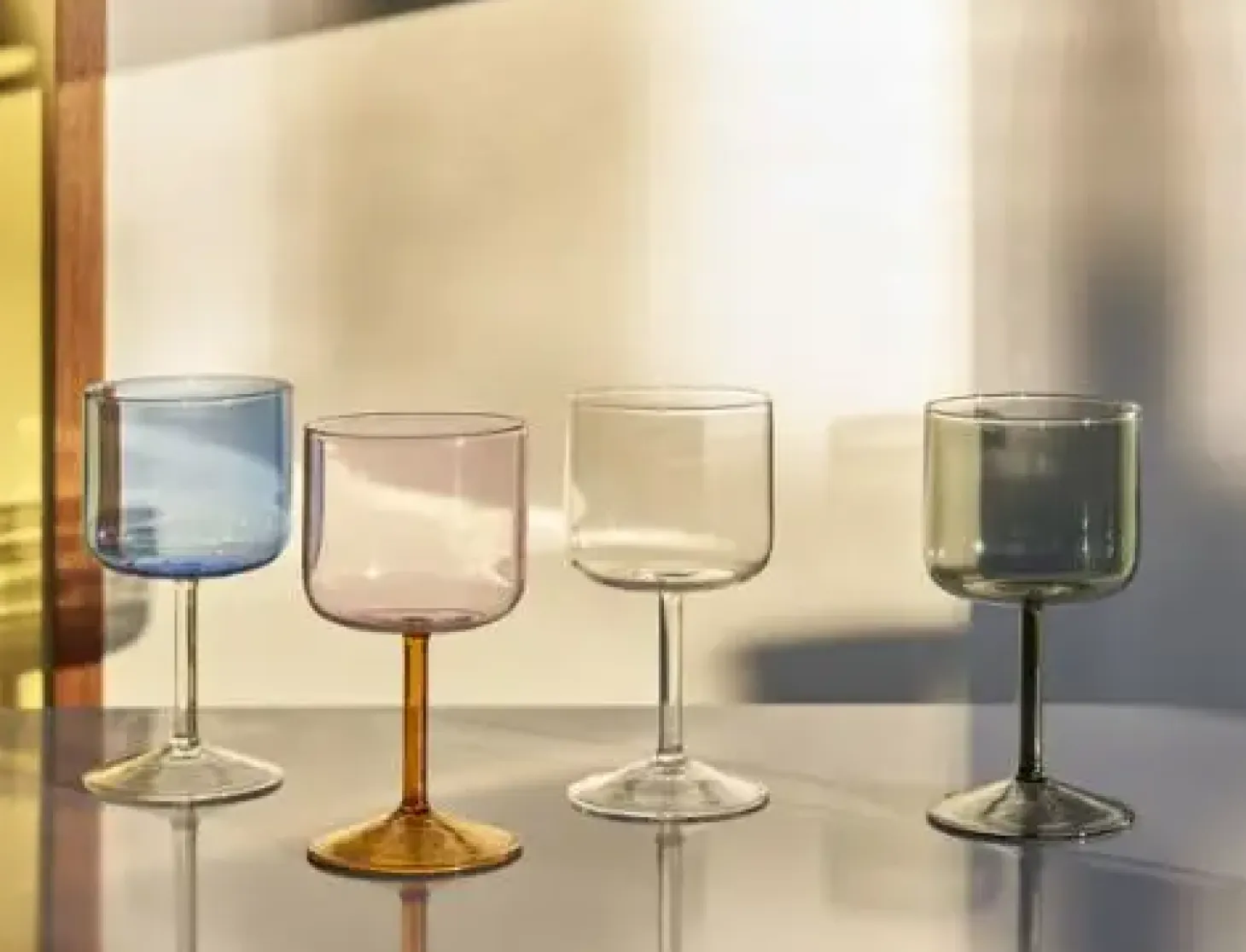 HAY - Vinglas - Tint Wine Glass - Set of 2 / Blue and Clear