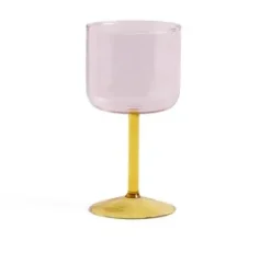 HAY - Vinglas - Tint Wine Glass - Set of 2 / Pink and Yellow