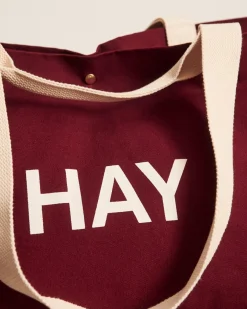 Hay - Weekend Bag (Organic) - Large - Burgundy - Burgundy - 669