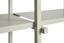 Hay - Woody Shelving 2.0 Column Low - Grå bøg - 9 hylder