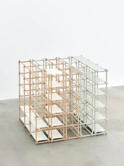 Hay - Woody Shelving 2.0 Column High - Grå - 18 hylder