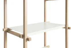 Hay - Woody Shelving 2.0 Column High - Hvid/Eg - 18 hylder