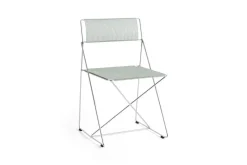 Hay - X-Line Chair - Chromed base Indoor - Pale linden