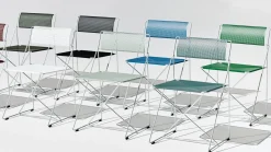 Hay - X-Line Chair - Havestol - Hot galvanised base - Moss