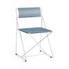 Hay - X-Line Chair - Havestol - Hot galvanised base - Powder blue