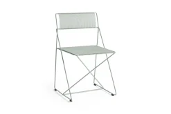 Hay - X-Line Chair - Havestol - Powder coated steel base - Pale linden- ben og sæde