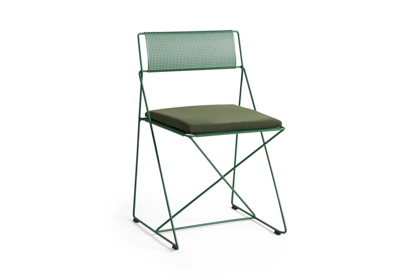 Hay - X-Line Chair - Spisebordsstol - Grøn / Grøn - Leek green