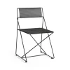 Hay - X-Line Chair Black powder coated steel base - Black