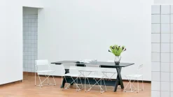 Hay - X-Line Chair Chalk white powder coated steel base - Chalk white - hvid sæde og ben