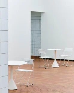 Hay - X-Line Chair Chalk white powder coated steel base - Chalk white - hvid sæde og ben