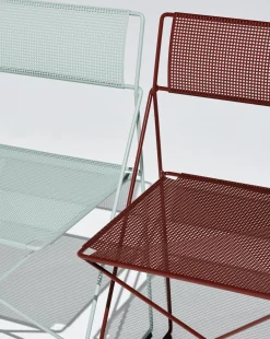 Hay - X-Line Chair Chromed base Indoor - Iron red