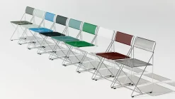 Hay - X-Line Chair Chromed base Indoor - Leek green