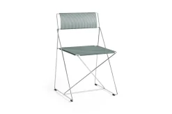 Hay - X-Line Chair Chromed base Indoor - Moss