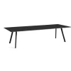 Hay bord - CPH30 table - 300 x 90 cm - bordplade sort linoleum/ben sort eg (vandbaseret lak)