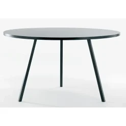 Hay bord - Loop stand round table sort Ø 105 cm. Loop stand bord rundt 105 cm