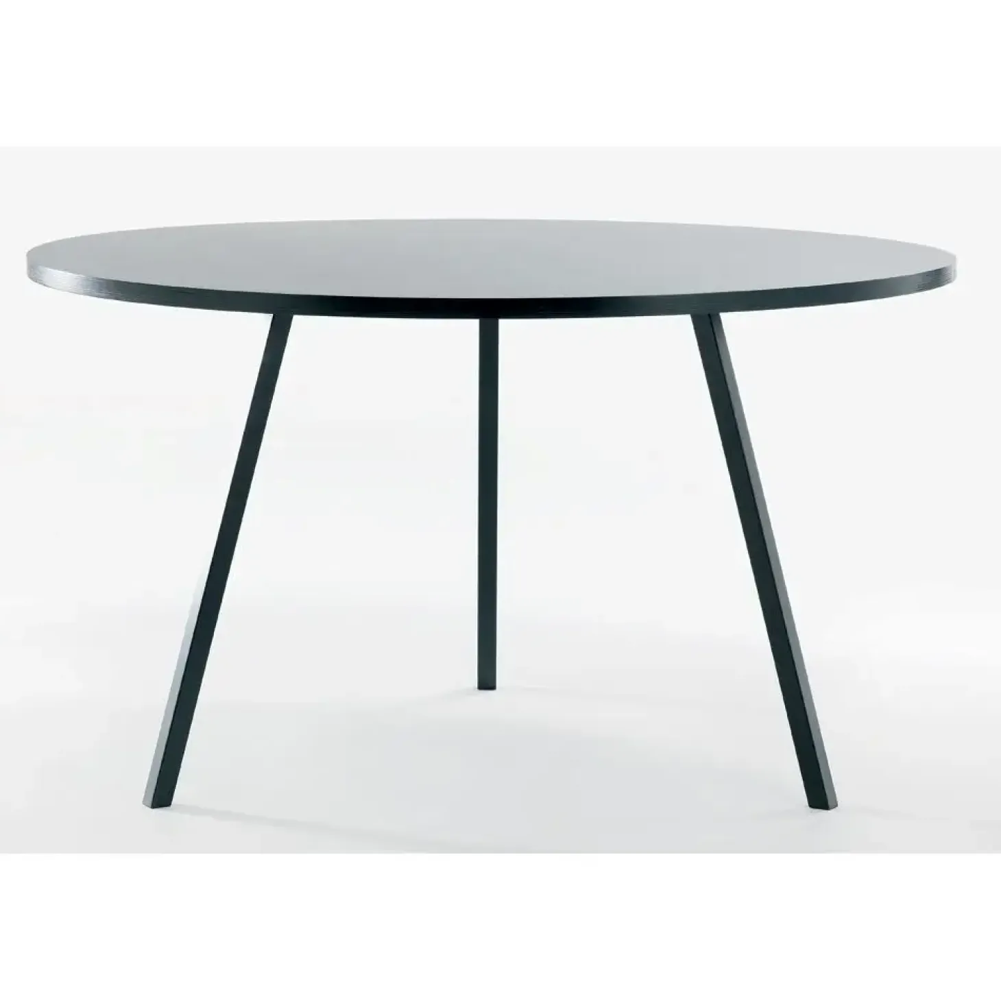 Hay bord - Loop stand round table sort Ø 105 cm. Loop stand bord rundt 105 cm