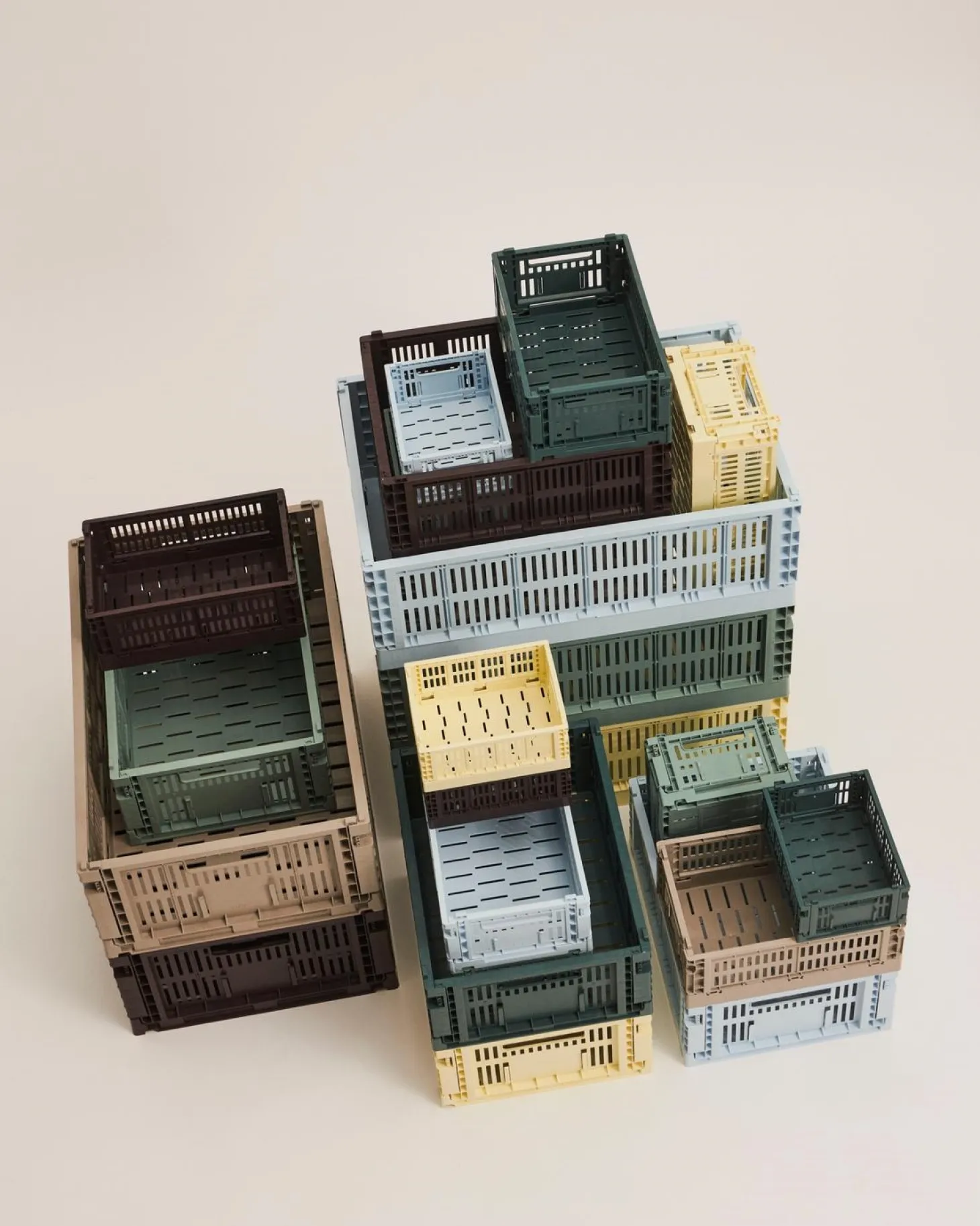 HAY Colour Crate - Large - Sage green