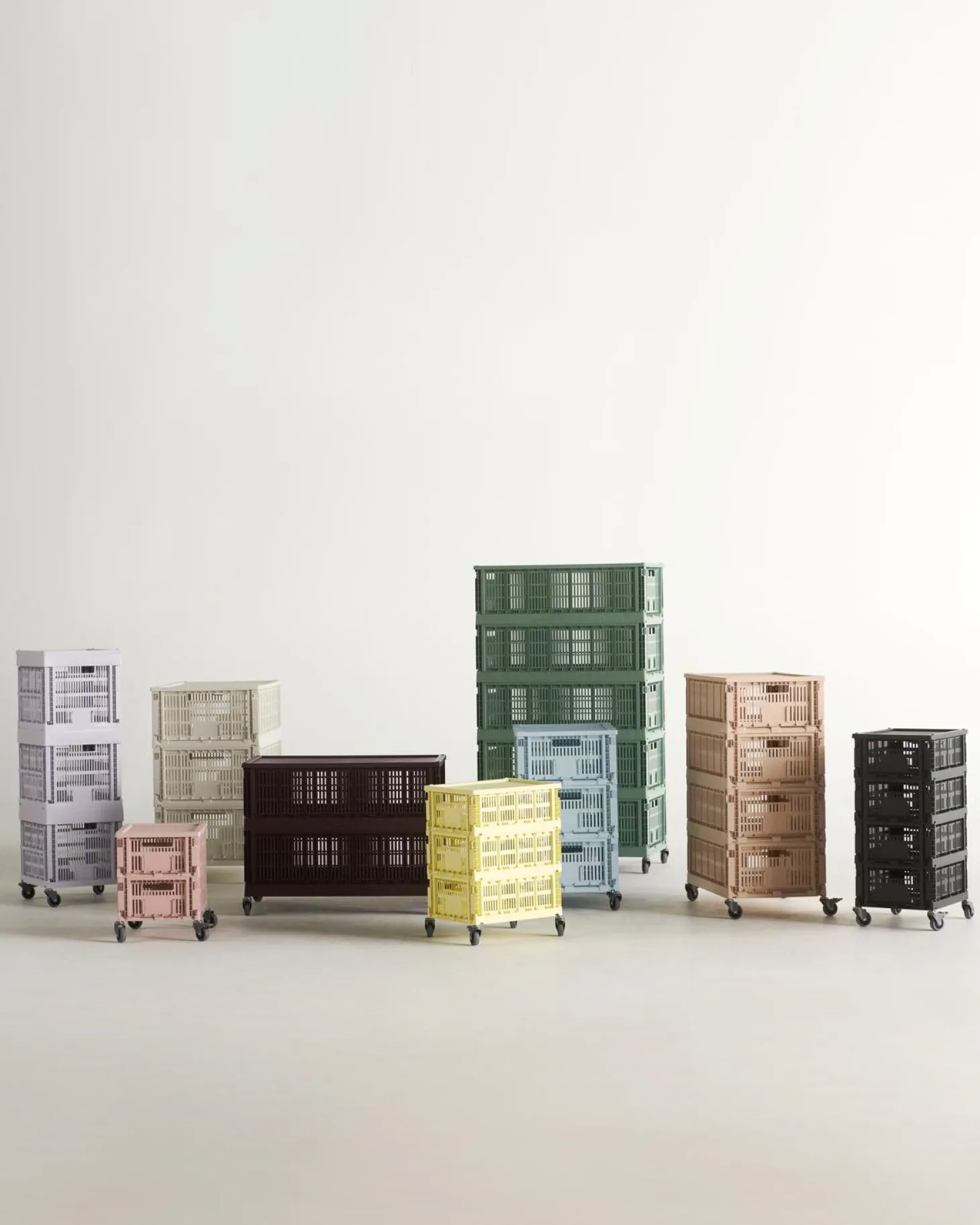 HAY Colour Crate Lid Metal - Large - Bordeaux