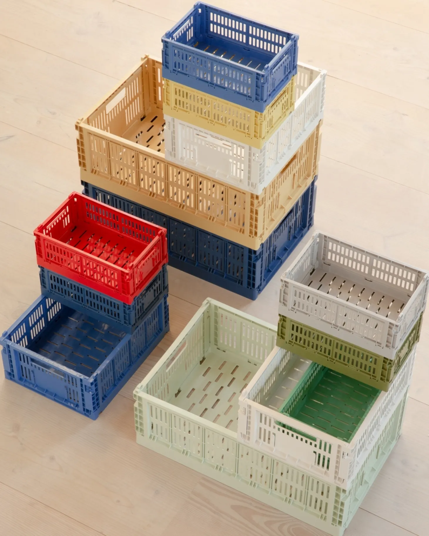 HAY Colour Crate Lid Plastic - Small - Off-white