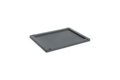 HAY Colour Crate Lid Plastic - Medium - Charcoal